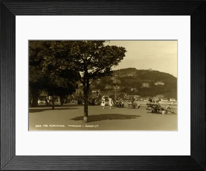 Framed Print : The Esplanade, Minehead, Somerset Framed Print : The Esplanade, Minehead, Somerset