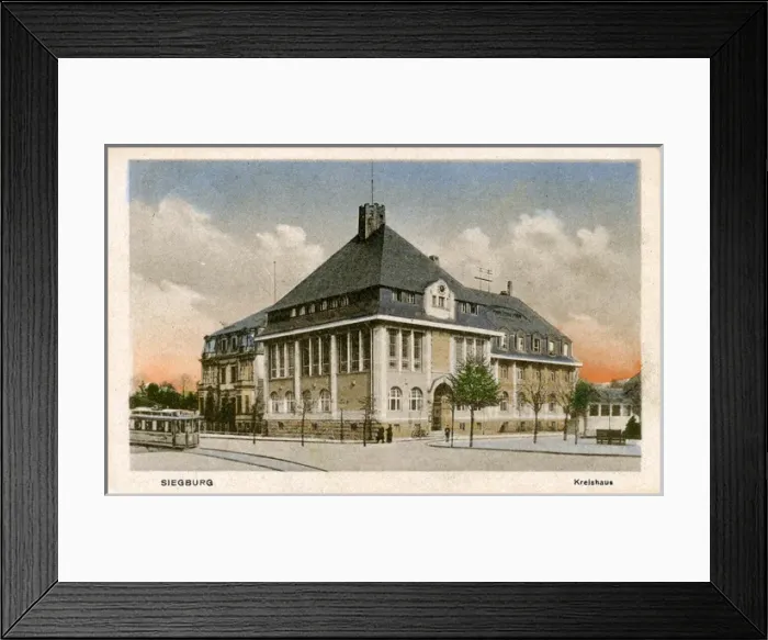 Framed Print : The Kreishaus, Siegburg, North Rhine-Westphalia Framed Print : The Kreishaus, Siegburg, North Rhine-Westphalia