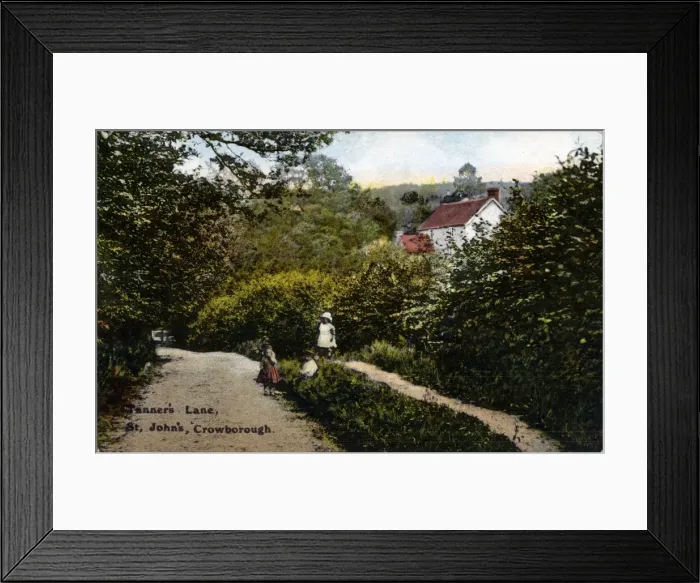 Framed Print : Tanners Lane, St Johns, Sussex Framed Print : Tanners Lane, St Johns, Sussex