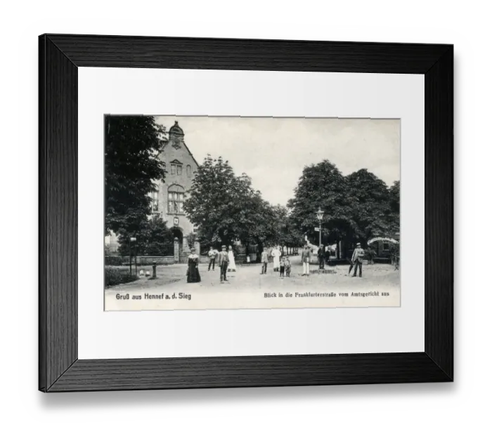 Framed Print : Frankfurterstrasse, Hennef, North Rhine-Westphalia Framed Print : Frankfurterstrasse, Hennef, North Rhine-Westphalia