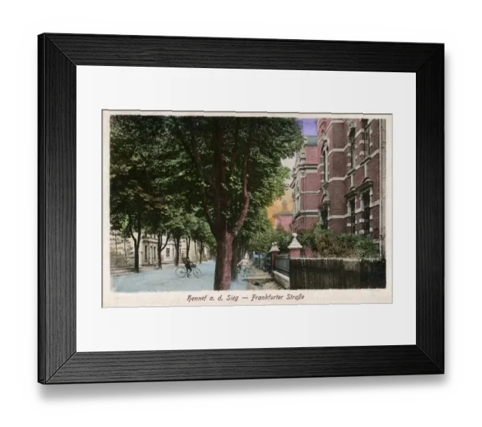 Framed Print : Frankfurterstrasse, Hennef, North Rhine-Westphalia Framed Print : Frankfurterstrasse, Hennef, North Rhine-Westphalia