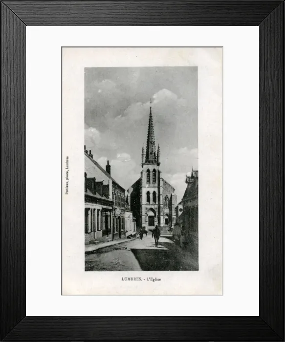 Framed Print : The Church, Lumbres, Nord-Pas-de-Calais Framed Print : The Church, Lumbres, Nord-Pas-de-Calais
