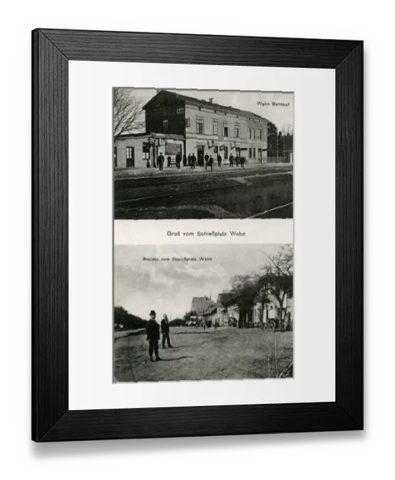 Framed Print : The Railway Station, Wahn, North Rhine-Westphalia Framed Print : The Railway Station, Wahn, North Rhine-Westphalia
