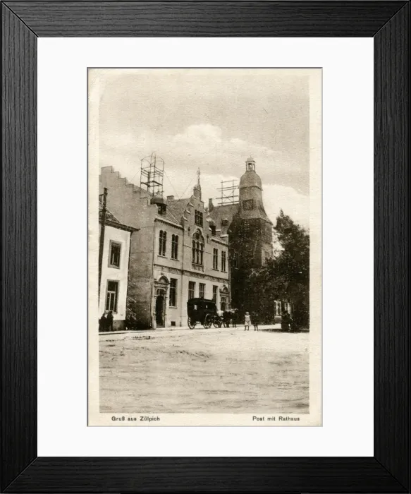 Framed Print : Post Office & Town Hall, Z Framed Print : Post Office & Town Hall, Z
