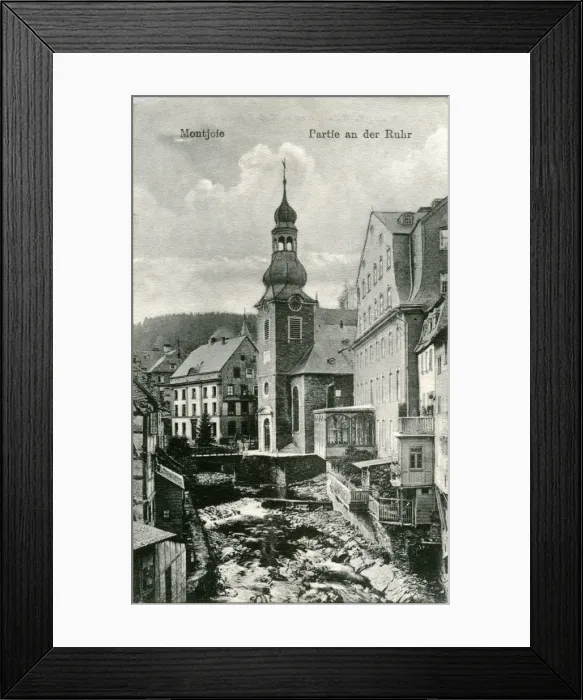 Framed Print : The Town, Montjoie - Monschau, North Rhine-Westphalia Framed Print : The Town, Montjoie - Monschau, North Rhine-Westphalia