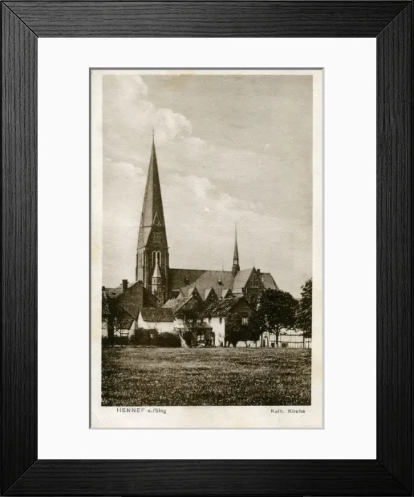 Framed Print : The Church, Hennef, North Rhine-Westphalia Framed Print : The Church, Hennef, North Rhine-Westphalia