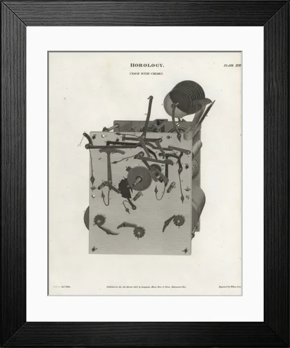 Framed Print : Clock with chimes Framed Print : Clock with chimes