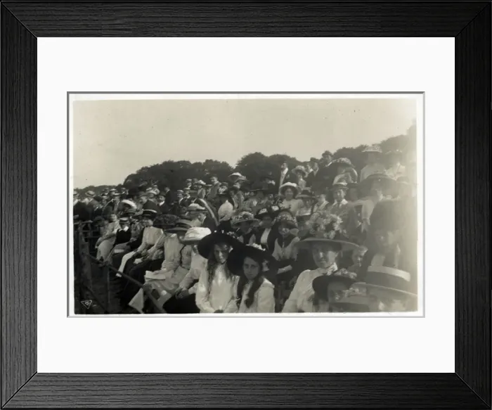 Framed Print : Boat Race Spectators, Caterham, Surrey Framed Print : Boat Race Spectators, Caterham, Surrey