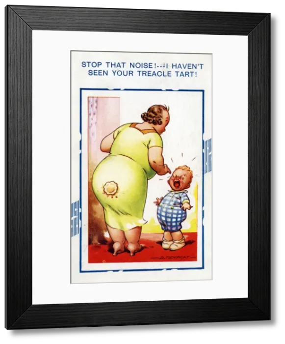 Framed Print : Bamforth Comic Postcard Framed Print : Bamforth Comic Postcard