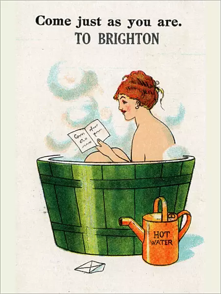 Comic Postcard, Brighton, Sussex
