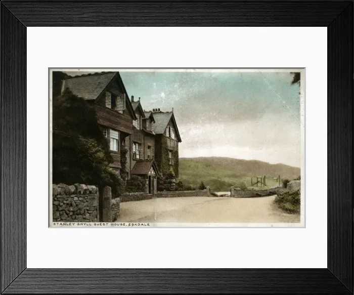 Framed Print : Stanley Ghyll Guest House, Eskdale, Cumbria Framed Print : Stanley Ghyll Guest House, Eskdale, Cumbria