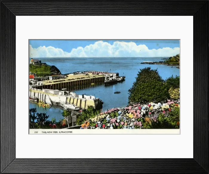 Framed Print : The New Pier, Ilfracombe, Devon Framed Print : The New Pier, Ilfracombe, Devon