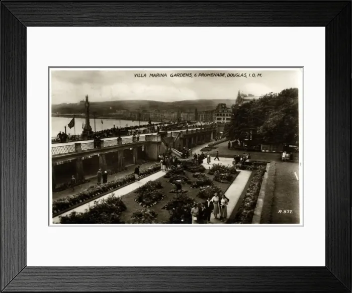 Framed Print : Villa Marina Gardens & Promenade, Douglas, Isle of Man Framed Print : Villa Marina Gardens & Promenade, Douglas, Isle of Man