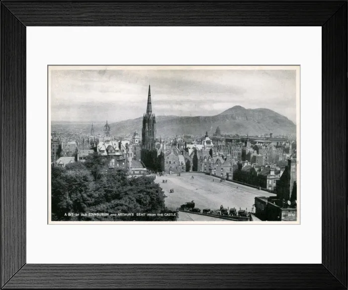 Framed Print : Panoramic View, Edinburgh, Midlothian Framed Print : Panoramic View, Edinburgh, Midlothian