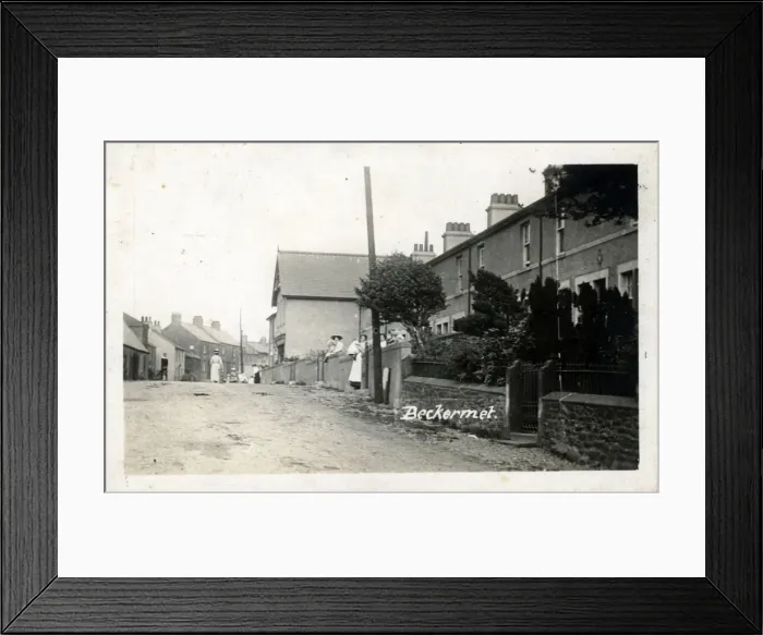 Framed Print : Street Scene, Beckermet, Cumbria Framed Print : Street Scene, Beckermet, Cumbria