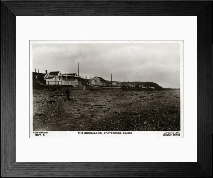 Framed Print : The Bungalows, Braystones, Cumbria Framed Print : The Bungalows, Braystones, Cumbria