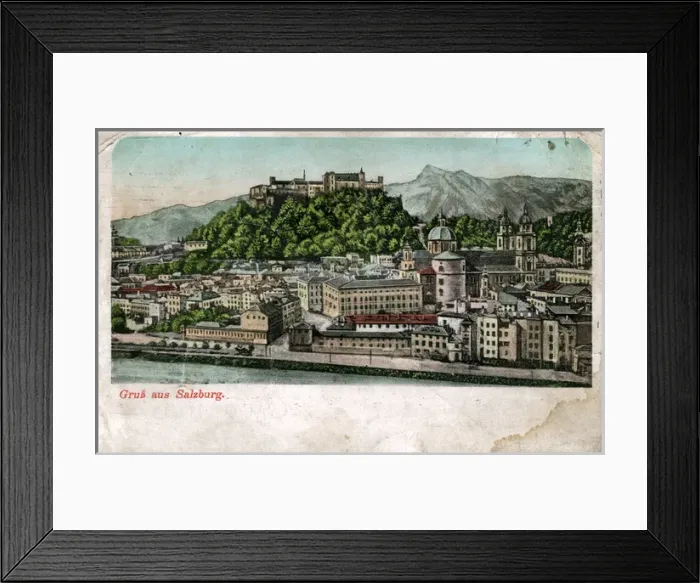 Framed Print : Panoramic View, Salzburg, Salzburg Framed Print : Panoramic View, Salzburg, Salzburg
