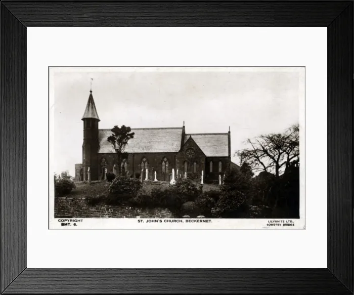 Framed Print : St Johns Church, Beckermet, Cumbria Framed Print : St Johns Church, Beckermet, Cumbria