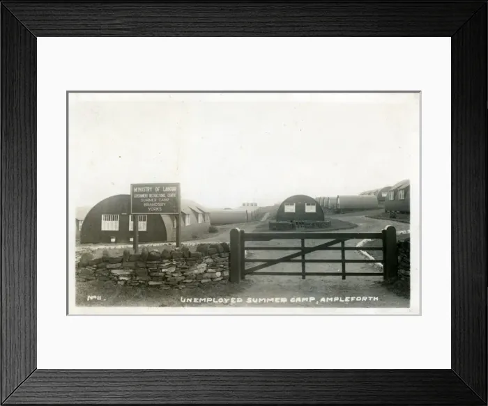 Framed Print : Ministry of Labour Summer Camp, Brandsby, Yorkshire Framed Print : Ministry of Labour Summer Camp, Brandsby, Yorkshire