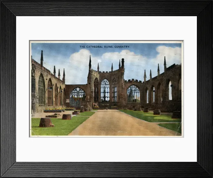 Framed Print : The Cathedral Ruins, Coventry, Warwickshire Framed Print : The Cathedral Ruins, Coventry, Warwickshire