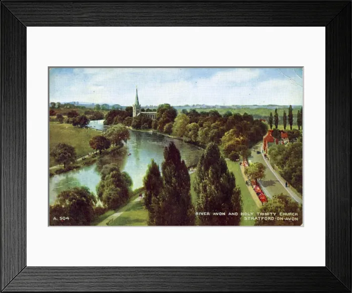Framed Print : River Avon & Holy Trinity Church, Stratford-upon-Avon Framed Print : River Avon & Holy Trinity Church, Stratford-upon-Avon
