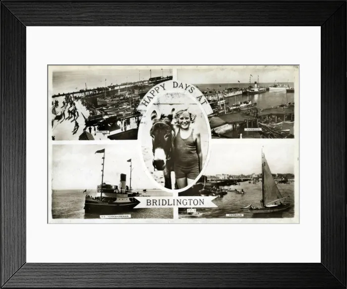 Framed Print : The Harbour, Bridlington, Yorkshire Framed Print : The Harbour, Bridlington, Yorkshire
