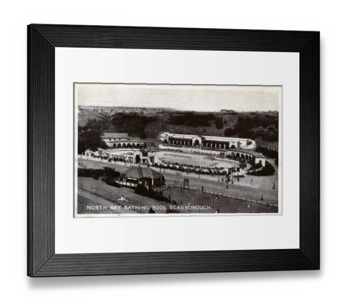 Framed Print : North Bay Bathing Pool, Scarborough, Yorkshire Framed Print : North Bay Bathing Pool, Scarborough, Yorkshire