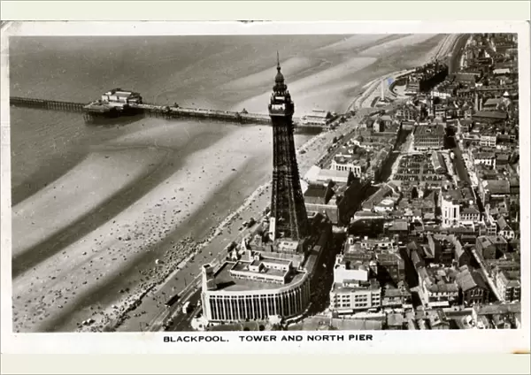 The Tower & North Pier, Blackpool, Lancashire