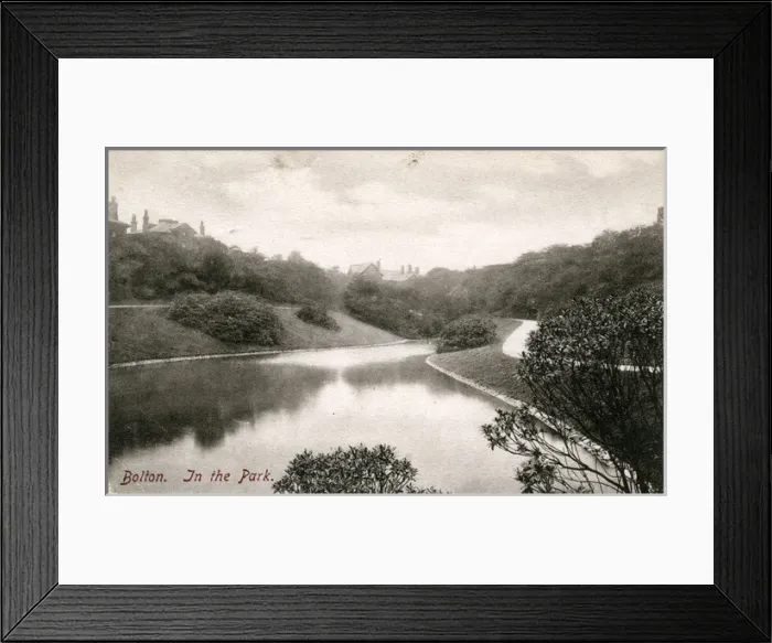 Framed Print : The Park, Bolton, Lancashire Framed Print : The Park, Bolton, Lancashire