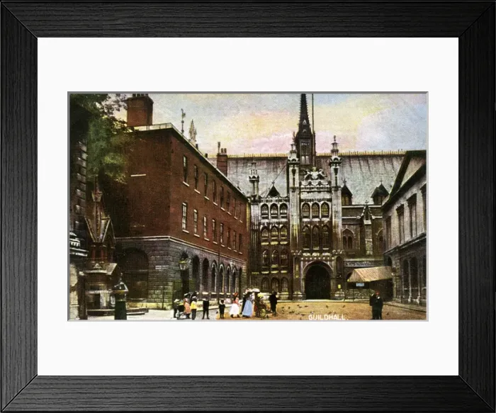 Framed Print : The Guildhall, City of London, London Framed Print : The Guildhall, City of London, London