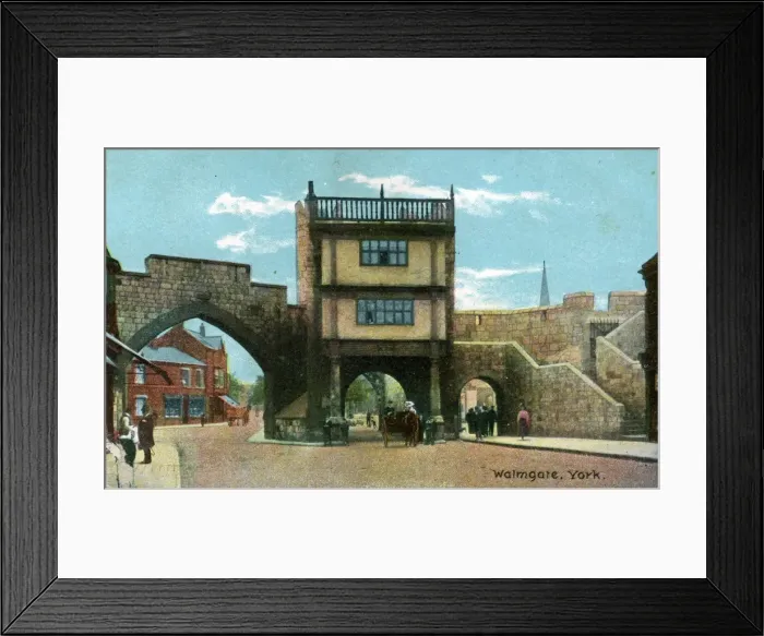 Framed Print : Walmgate, York, Yorkshire Framed Print : Walmgate, York, Yorkshire