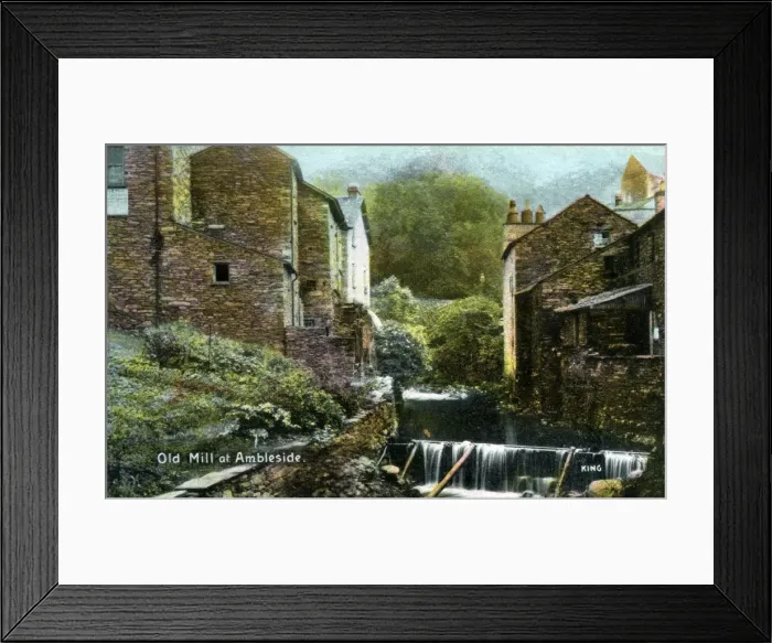 Framed Print : Old Mill, Ambleside, Cumbria Framed Print : Old Mill, Ambleside, Cumbria