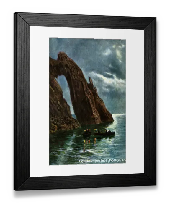 Framed Print : London Bridge, Torquay, Devon Framed Print : London Bridge, Torquay, Devon