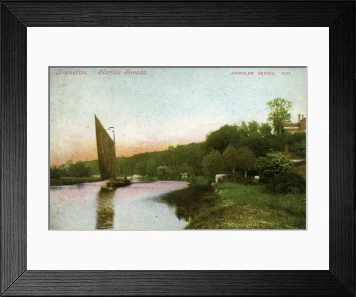Framed Print : Scenic View, Bramerton, Norfolk Framed Print : Scenic View, Bramerton, Norfolk