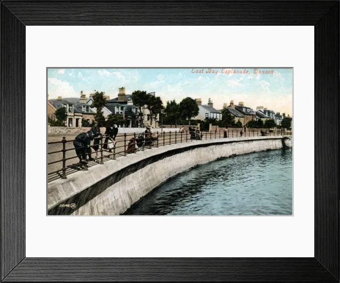 Framed Print : East Bay Esplanade, Dunoon, Argyll-shire Framed Print : East Bay Esplanade, Dunoon, Argyll-shire