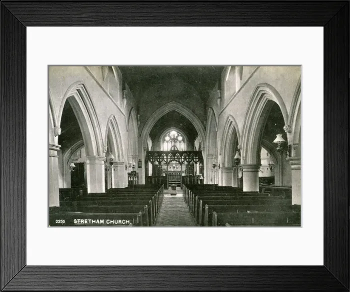 Framed Print : Church Interior, Stretham, Cambridgeshire Framed Print : Church Interior, Stretham, Cambridgeshire