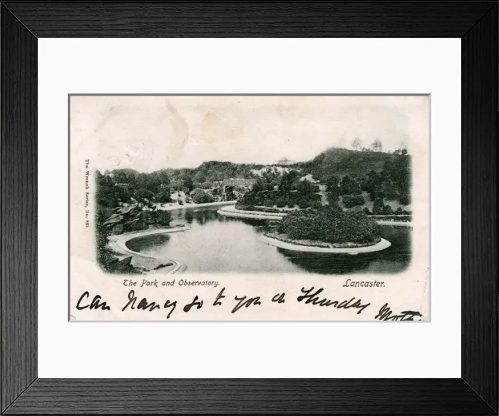 Framed Print : The Park & Observatory, Lancaster, Lancashire Framed Print : The Park & Observatory, Lancaster, Lancashire