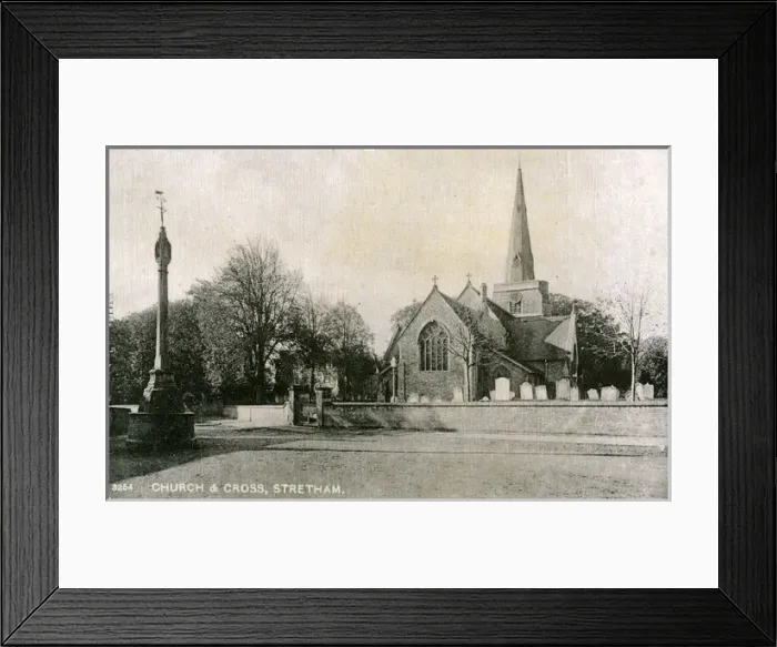 Framed Print : Church & Cross, Stretham, Cambridgeshire Framed Print : Church & Cross, Stretham, Cambridgeshire