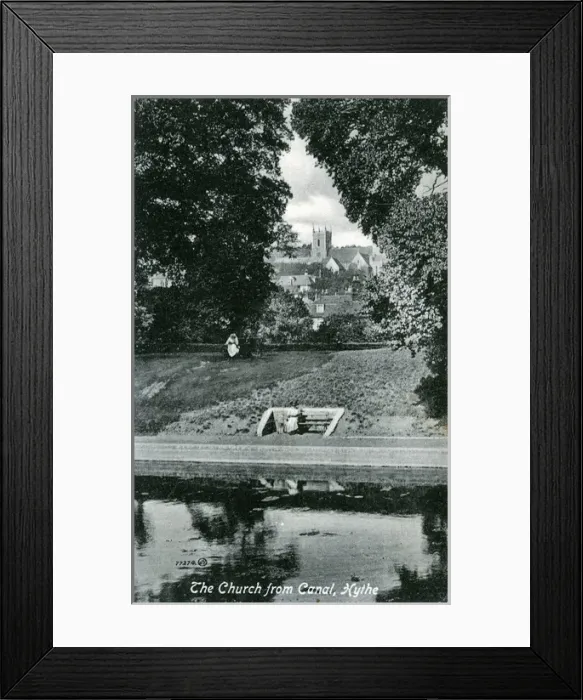 Framed Print : The Canal, Hythe, Kent Framed Print : The Canal, Hythe, Kent
