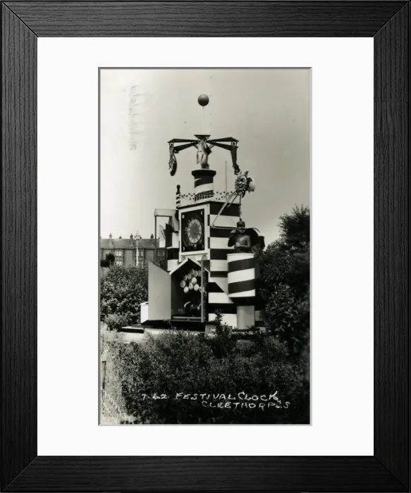 Framed Print : Festival Clock, Cleethorpes, Lincolnshire Framed Print : Festival Clock, Cleethorpes, Lincolnshire