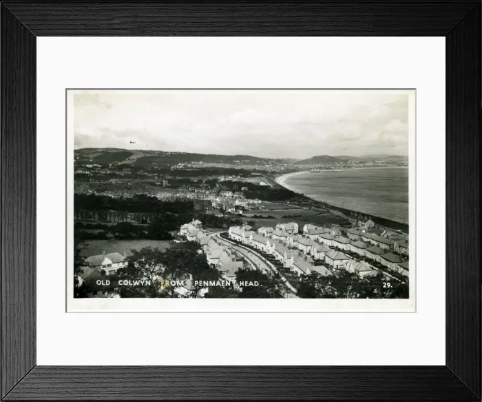 Framed Print : Panoramic View, Old Colwyn, Caernarvonshire Framed Print : Panoramic View, Old Colwyn, Caernarvonshire