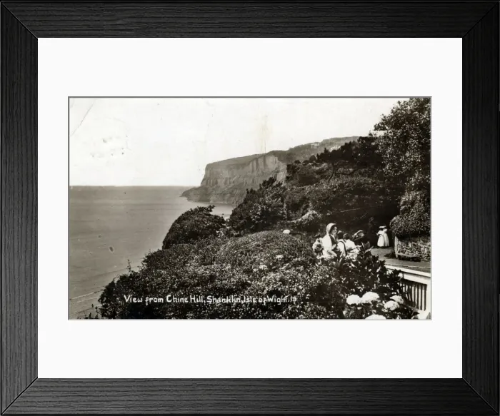Framed Print : Chine Hill, Shanklin, Isle of Wight Framed Print : Chine Hill, Shanklin, Isle of Wight
