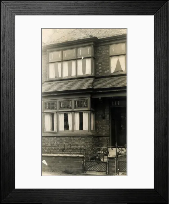 Framed Print : Terraced House, Cannock, Staffordshire Framed Print : Terraced House, Cannock, Staffordshire