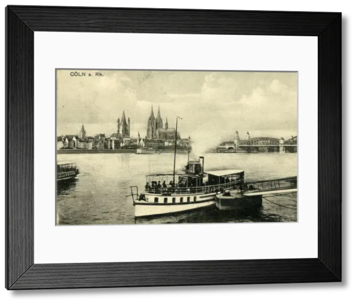 Framed Print : The River Rhine, K Framed Print : The River Rhine, K