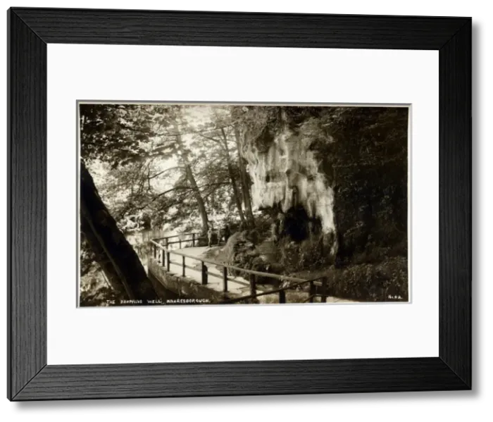 Framed Print : The Dropping Well, Knaresborough, Yorkshire Framed Print : The Dropping Well, Knaresborough, Yorkshire