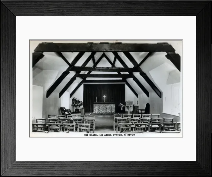 Framed Print : Lee Abbey, Lynton, Devon Framed Print : Lee Abbey, Lynton, Devon