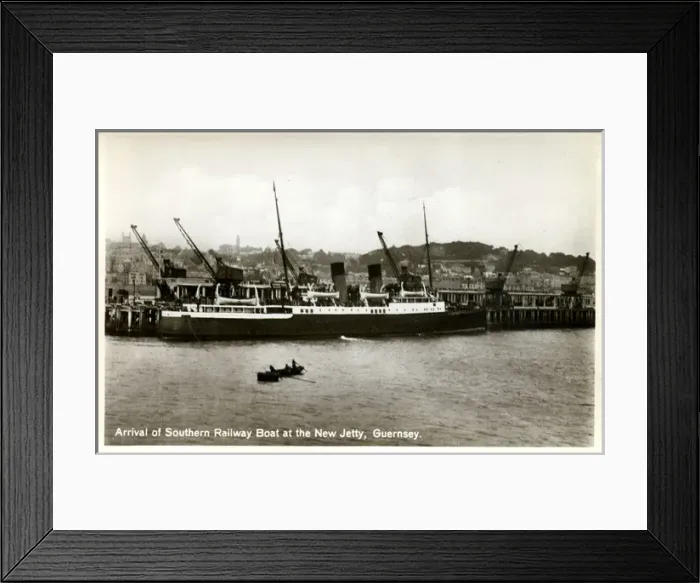 Framed Print : Steam Ship Isle of Guernsey Railway Boat, St Peter Port, Gue Framed Print : Steam Ship Isle of Guernsey Railway Boat, St Peter Port, Gue