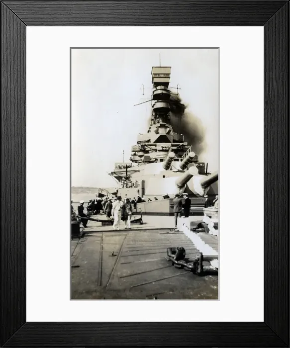 Framed Print : Battlecruiser HMS Renown, Bournemouth, Dorset Framed Print : Battlecruiser HMS Renown, Bournemouth, Dorset