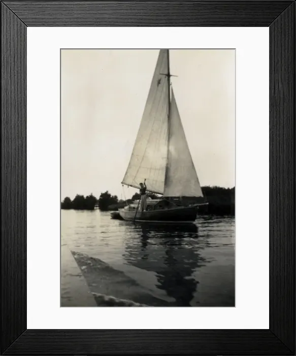 Framed Print : Sailing Barge, Horning, Norfolk Framed Print : Sailing Barge, Horning, Norfolk