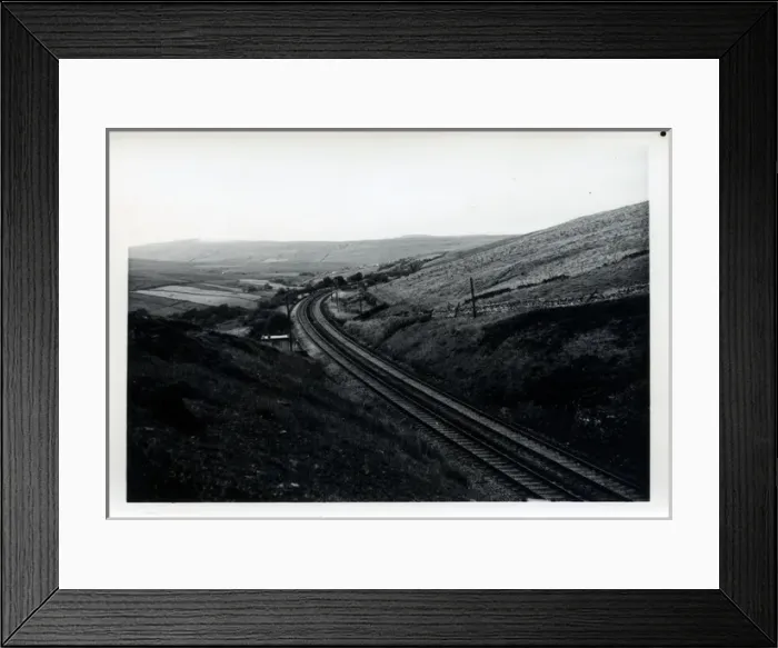 Framed Print : Section of Settle to Carlisle Railway with Plate Layers Hut Framed Print : Section of Settle to Carlisle Railway with Plate Layers Hut